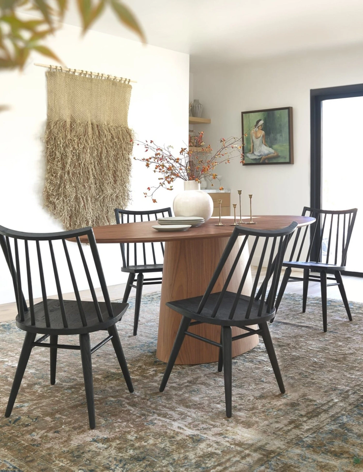 Beth Oval Dining Table, Brown 2 Beth Oval Dining Table, Brown - Image 2