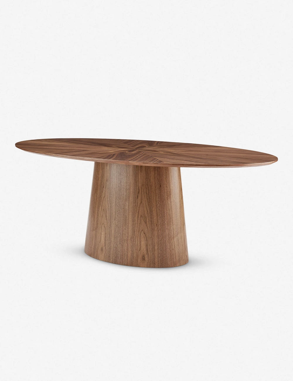 Beth Oval Dining Table, Brown 4 Beth Oval Dining Table, Brown - Image 4