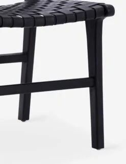 Gallagher Leather Dining Chair -Hearth & Home Store DOV25003BK DETAIL