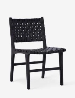 Gallagher Leather Dining Chair -Hearth & Home Store DOV25003BK FTQ