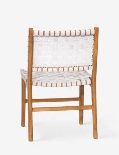 Gallagher Leather Dining Chair -Hearth & Home Store DOV25003WH B