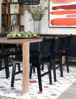 Gallagher Leather Dining Chair -Hearth & Home Store DOV6371 DOV25003BK