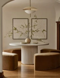 Colm Bench 39 Colm Bench -Hearth & Home Store Lulu and Georgia DiningRomIVII 0585 Site Crop Lifestyle 2