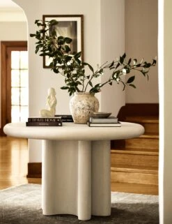 Ruiz Indoor / Outdoor Round Dining Table 9 Ruiz Indoor / Outdoor Round Dining Table -Hearth & Home Store Lulu and Georgia EntryTable 0015 Site crop Lifestyle