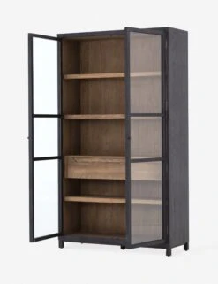 Carly Curio Cabinet 12 Carly Curio Cabinet -Hearth & Home Store carly cabinet black 4