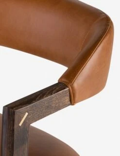 Sandia Leather Bar Stool, Natural -Hearth & Home Store hgsr741 d1
