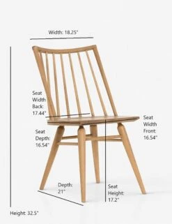 Lanae Dining Chair -Hearth & Home Store isadora chair sandy oak 1 1 1