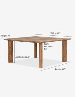 Kismet Square Dining Table -Hearth & Home Store kismet square dining table
