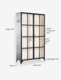 Marjorie Curio Cabinet -Hearth & Home Store marjorie curio cabinet