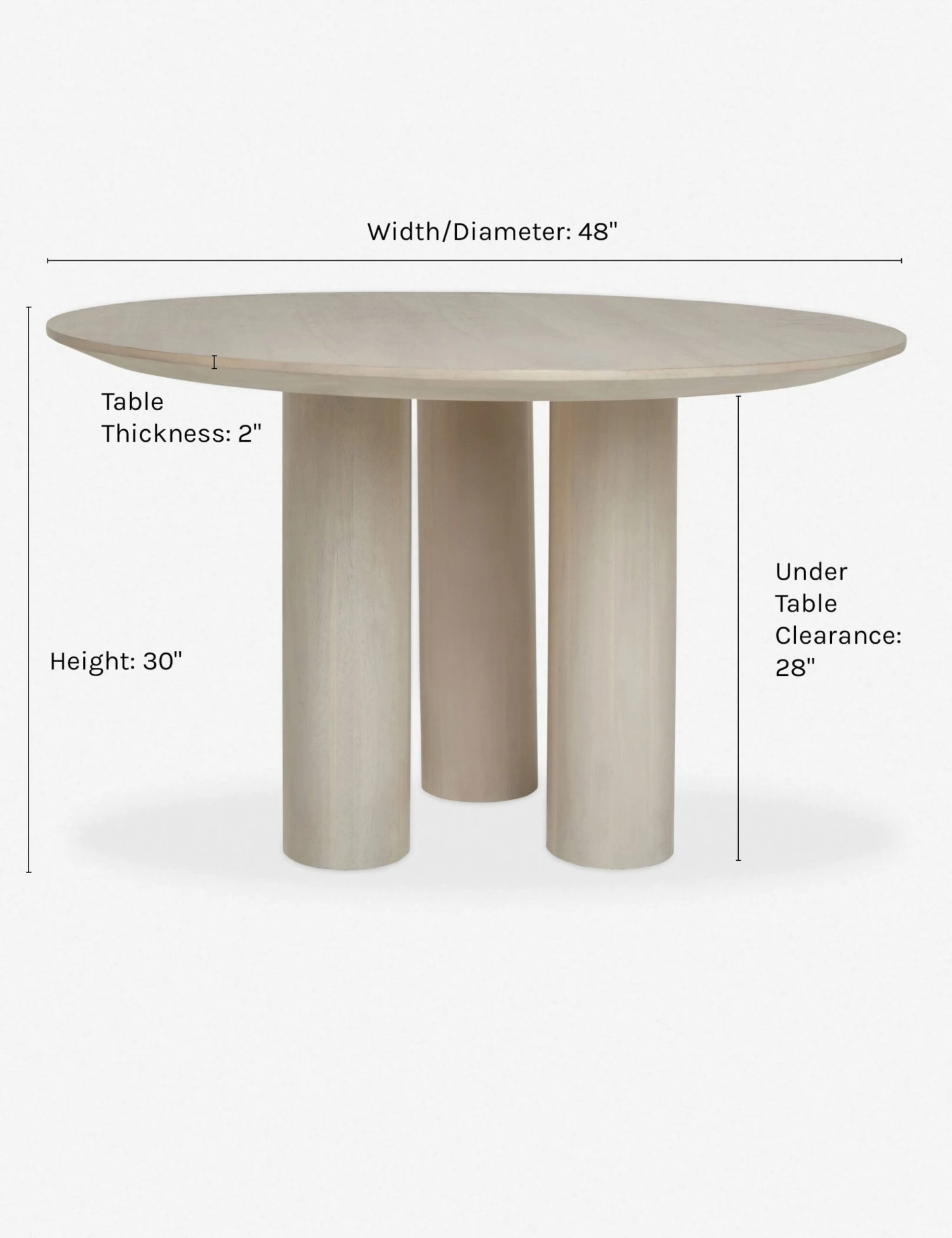 Mojave Round Dining Table 9 Mojave Round Dining Table - Image 9