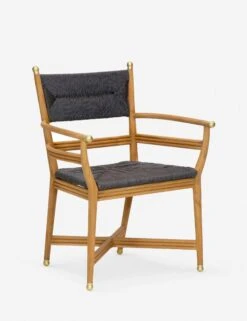 Morris & Co. Kelmscott Rush Indoor / Outdoor Dining Arm Chair -Hearth & Home Store morris co auberon rush arm chair black