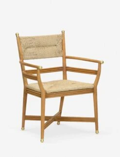 Morris & Co. Kelmscott Rush Indoor / Outdoor Dining Arm Chair -Hearth & Home Store morris co auberon rush arm chair natural