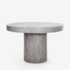 Stein Indoor / Outdoor Round Dining Table -Hearth & Home Store stein indoor outdoor dining table gray 1564991625 1 31595386 63c8 4a86 aca9 aad45ba23f88