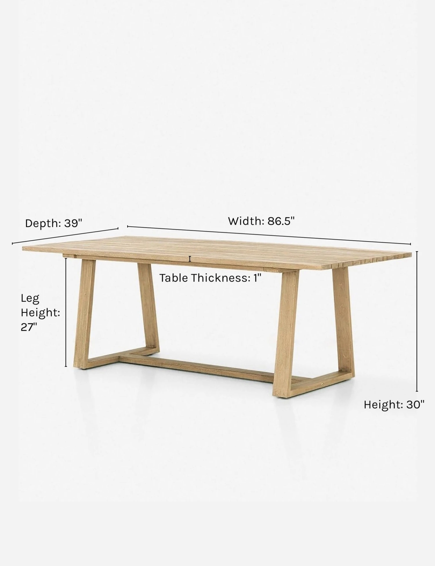 Tika Indoor / Outdoor Dining Table 12 Tika Indoor / Outdoor Dining Table - Image 12