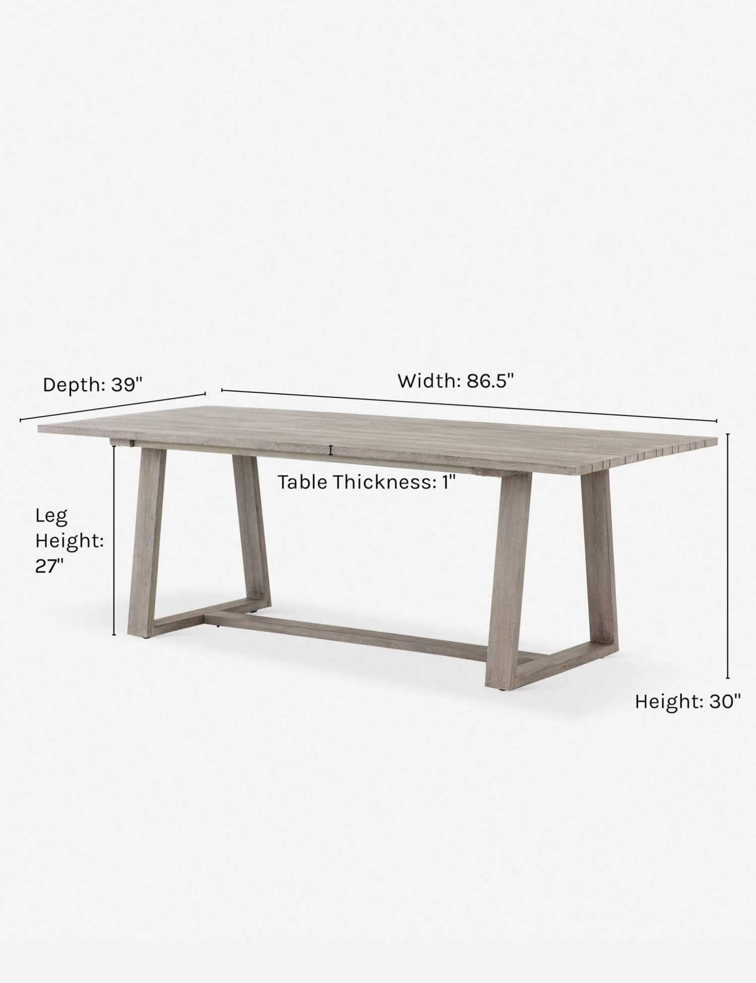 Tika Indoor / Outdoor Dining Table 5 Tika Indoor / Outdoor Dining Table - Image 5