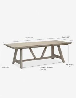 Morris & Co. Kelmscott Dining Table -Hearth & Home Store wmkedt gw 1 1