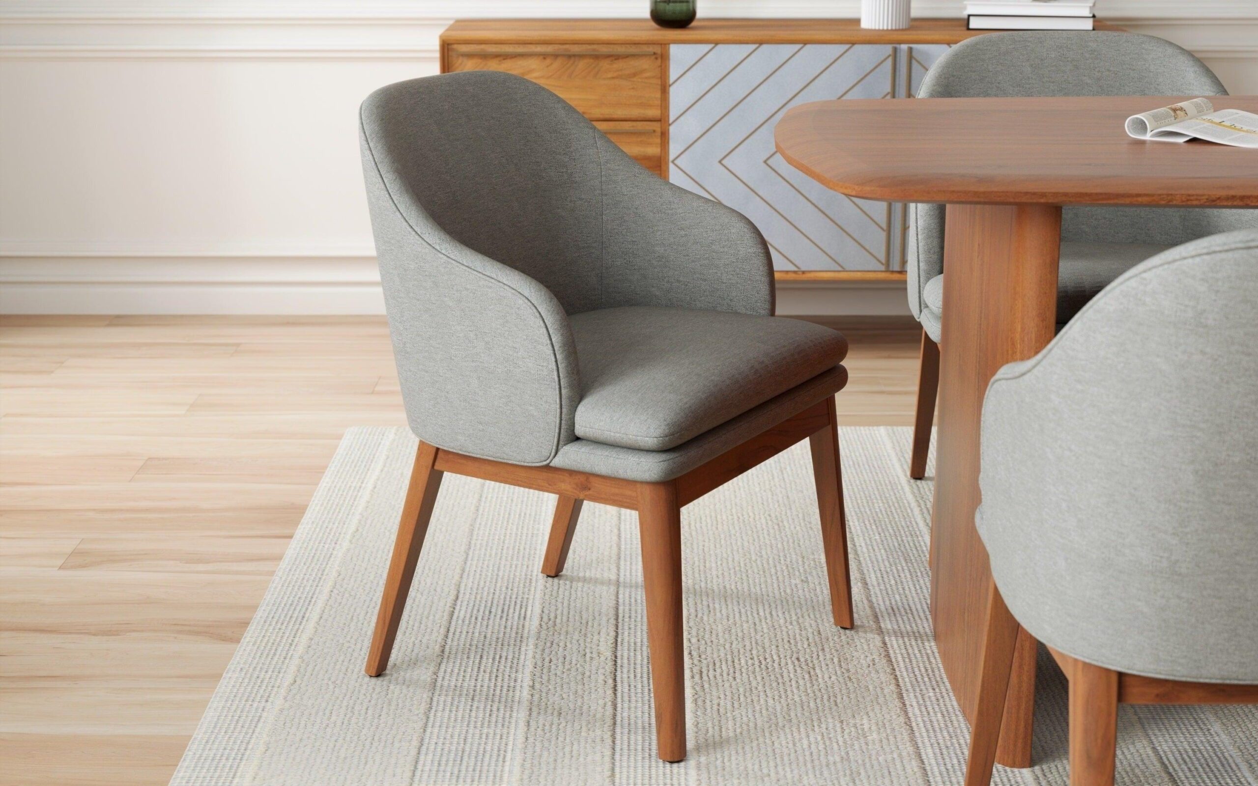 Hearth & Home Store -Hearth & Home Store Wayane Dining Chair With Arm 2 scaled